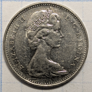 1975 nickel - 