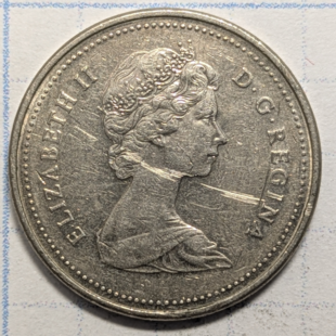 1986 nickel - 