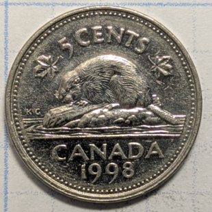 1998 nickel - 