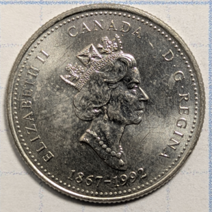 1992 quarter - Prince Edward Island