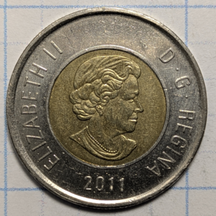 2011 toonie - Boreal Forest