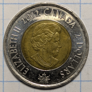 2012 toonie - War Of 1812