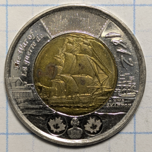 2012 toonie - War Of 1812