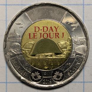 2019 toonie - Battle Of Normandy 75Th Anniversary