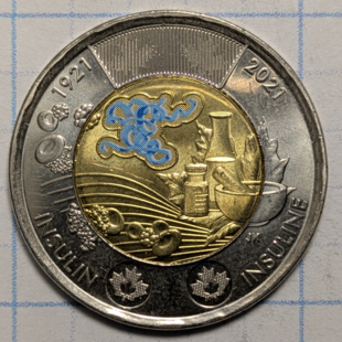 2021 toonie - Discovery Of Insulin 100Th Anniversary